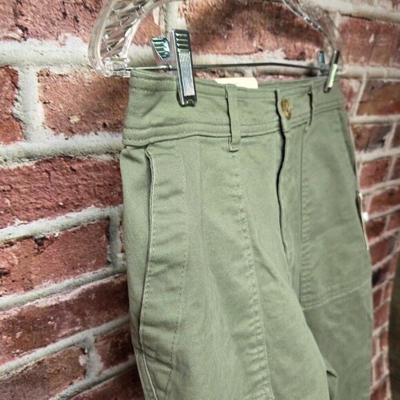 A New Day Utility Slim Pants | Women’s Size 10R | Gray Green High Rise Ankle - Picture 4 of 5